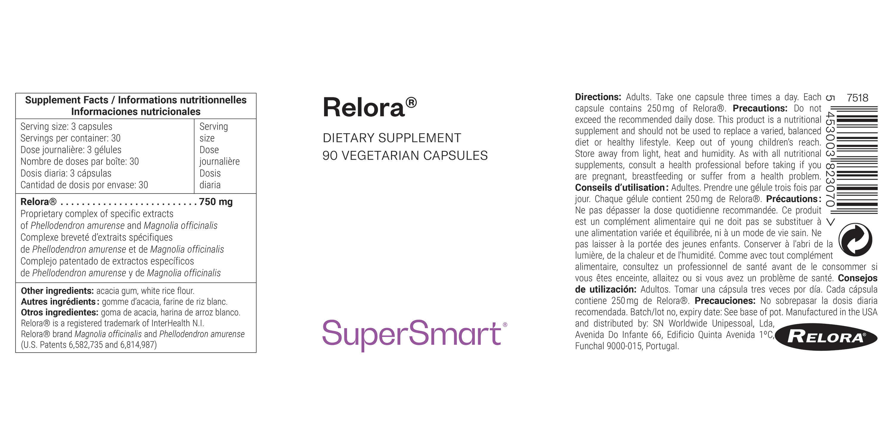 Relora&reg; 250 mg