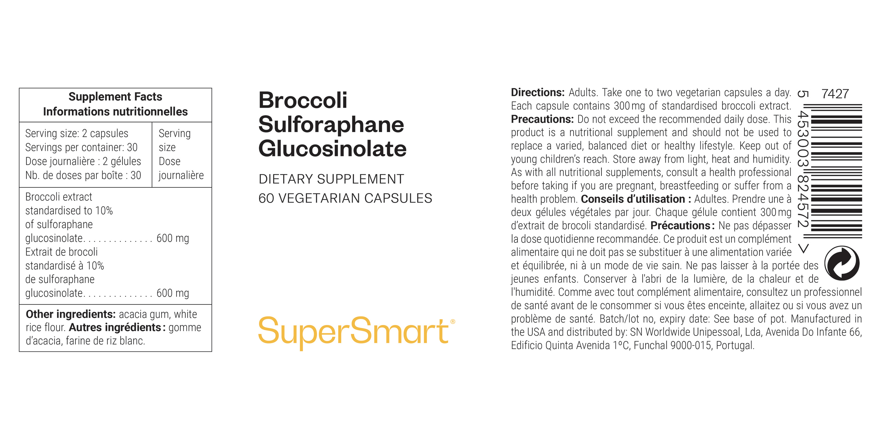 Broccoli Sulforaphane Glucosinolate