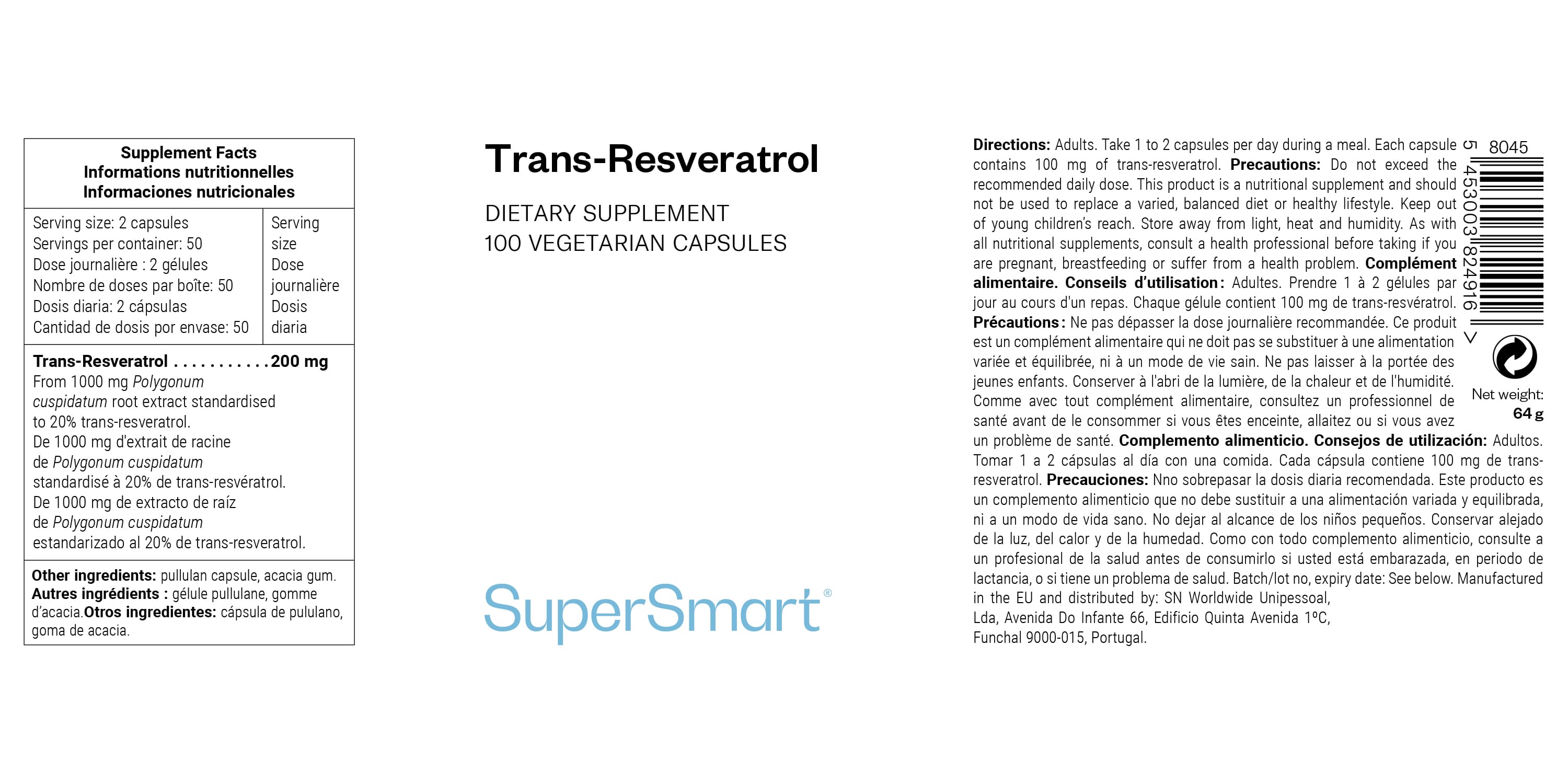 Complément Naturel de Resveratrol