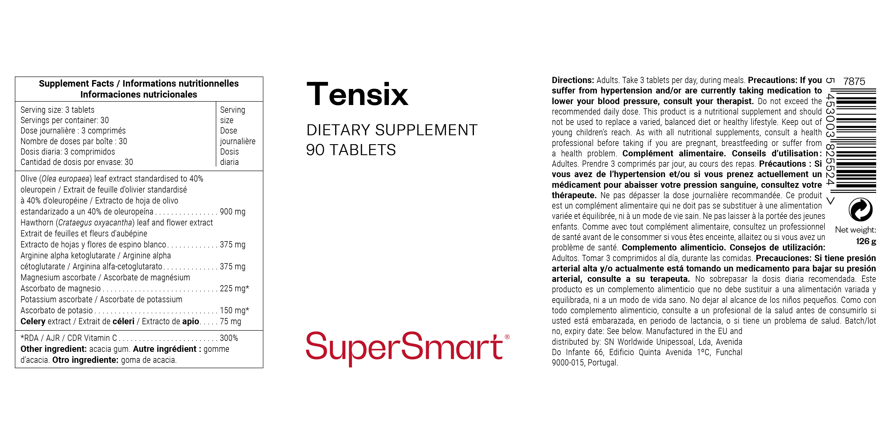 Complément hypotenseur d'aubépine et de potassium