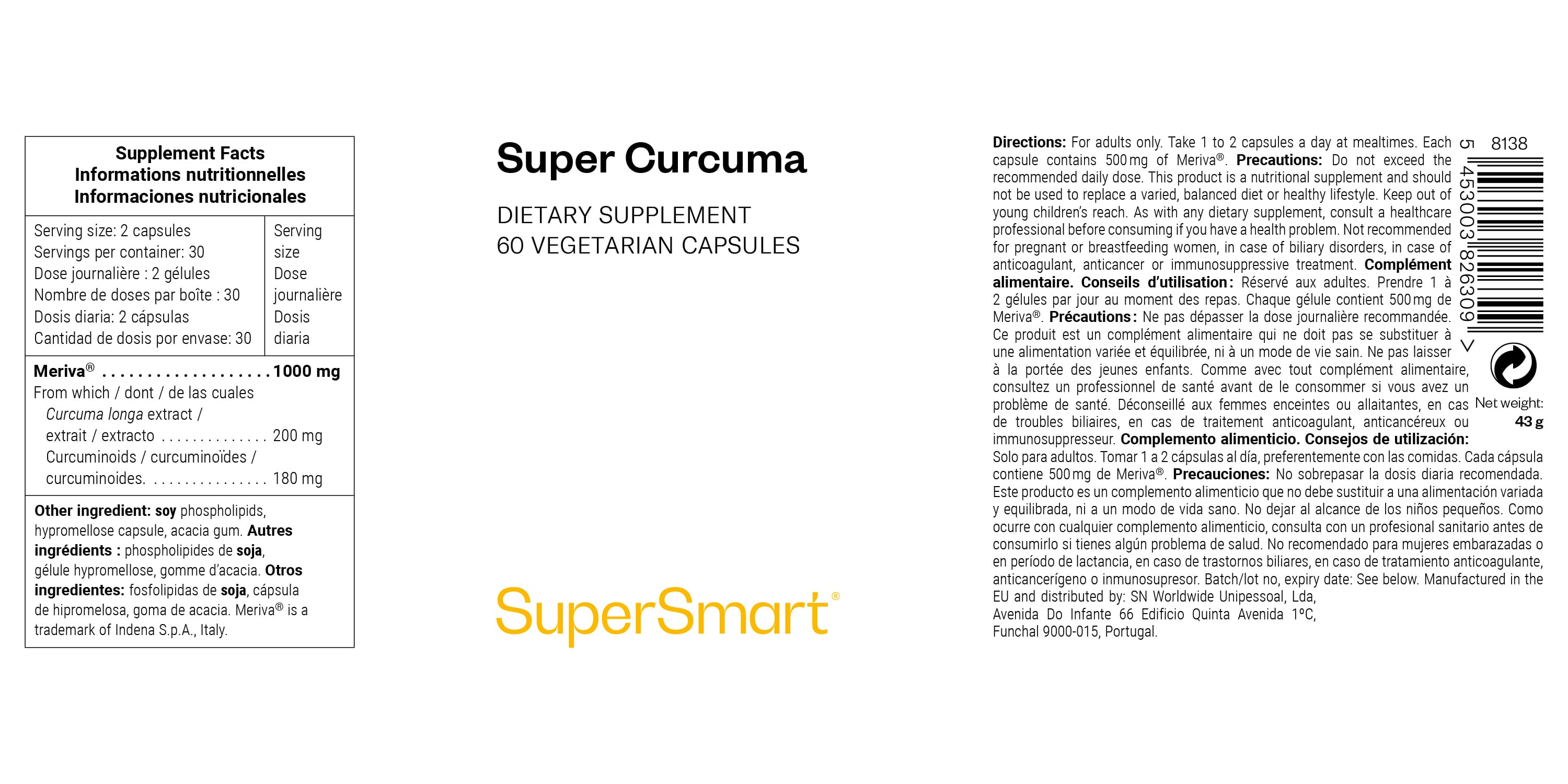 Complément Alimentaire de Curcuma