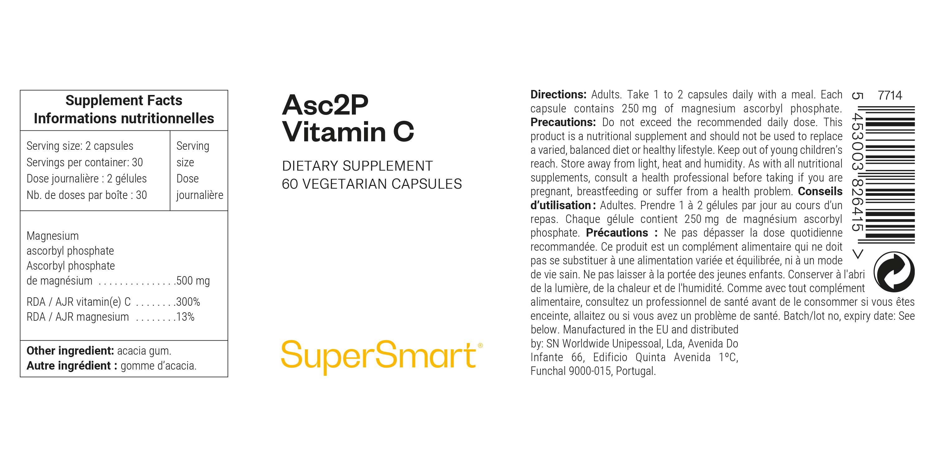 Complément Alimentaire de Vitamine C