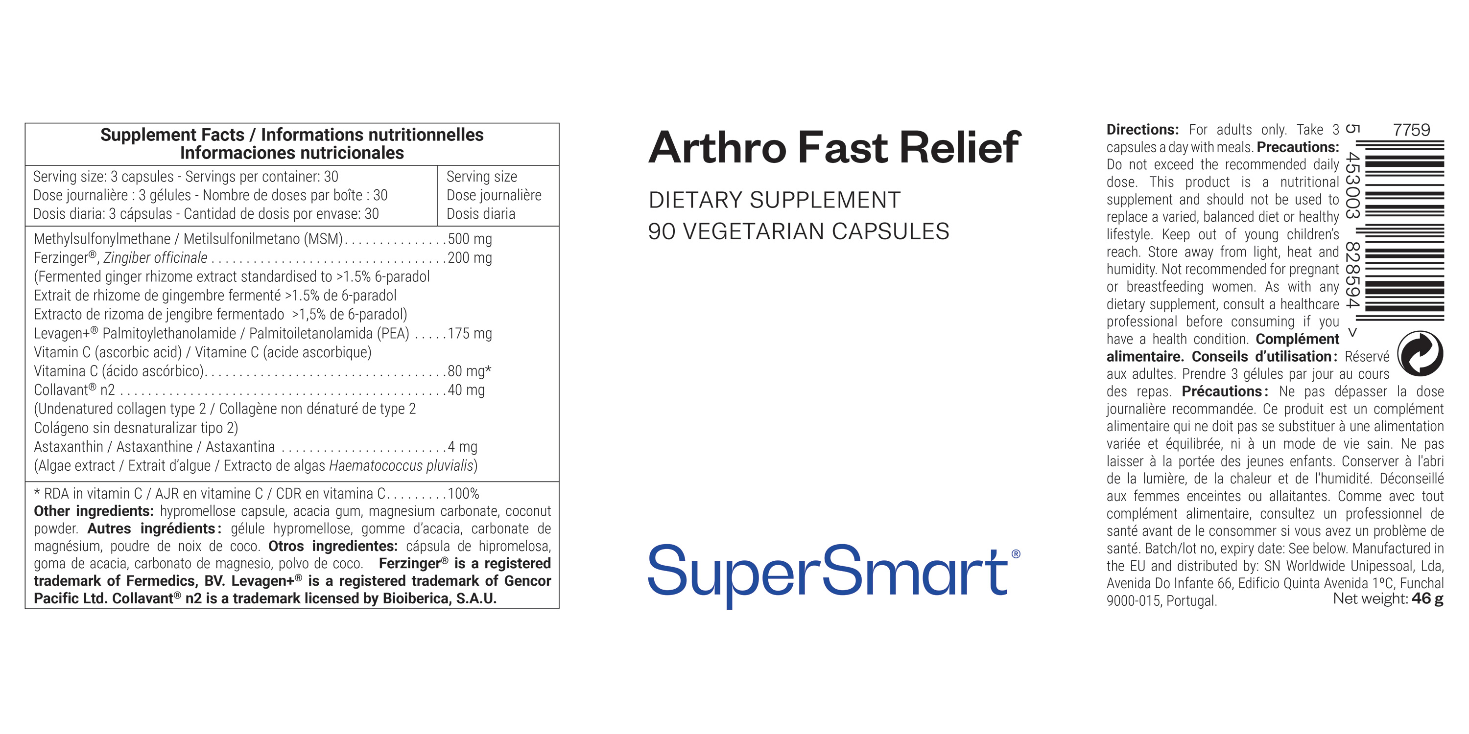 Complément alimentaire pour les articulations