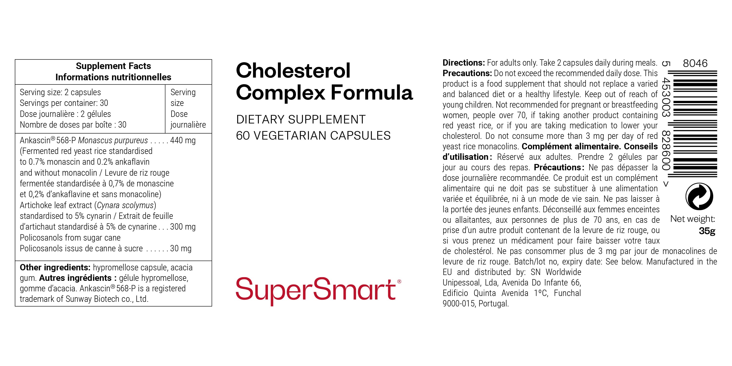 Complément alimentaire contre le cholestérol