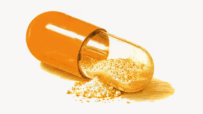 Gélule à libération prolongée